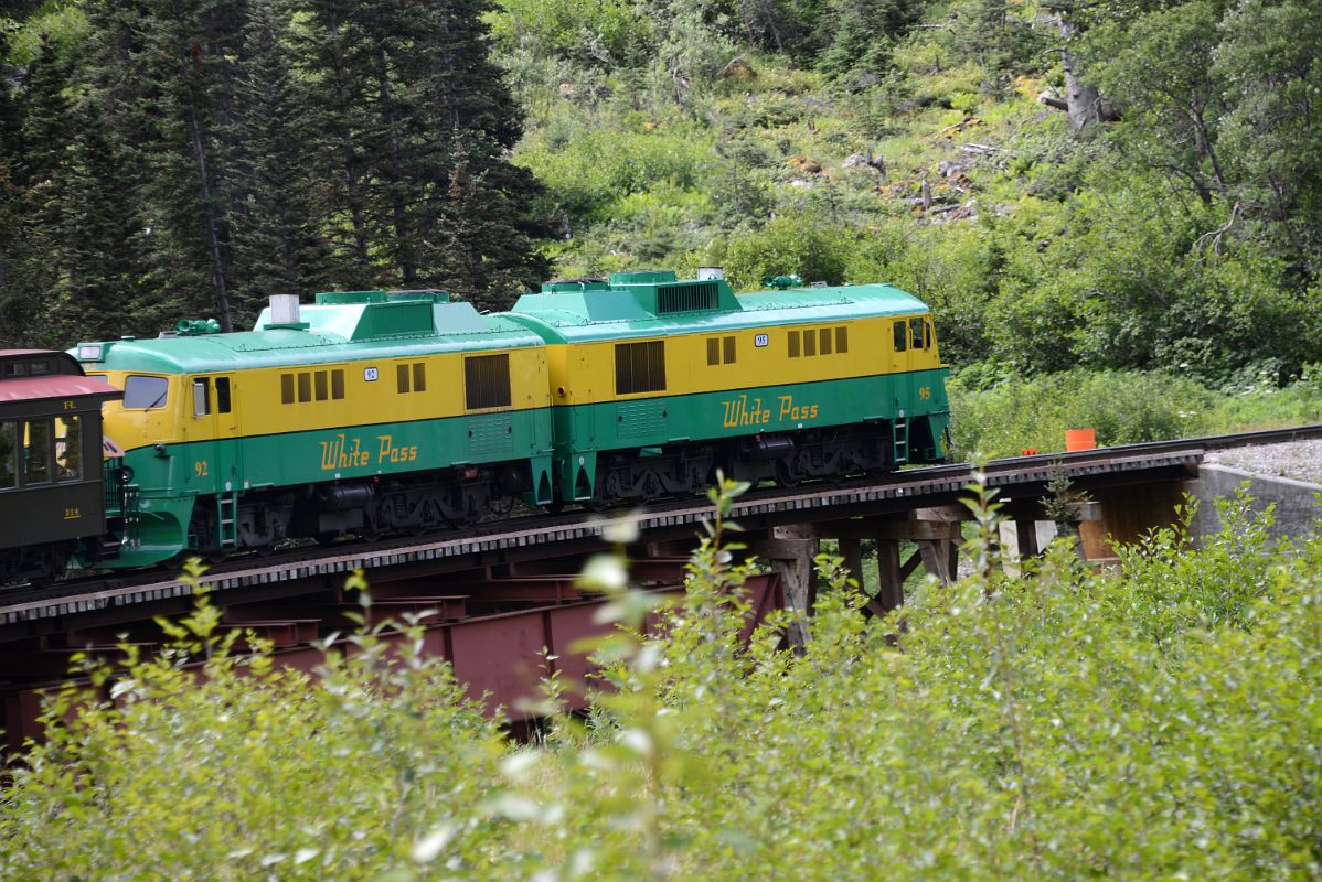 22B The White Pass and Yukon Route Train On Its Way To Skagway